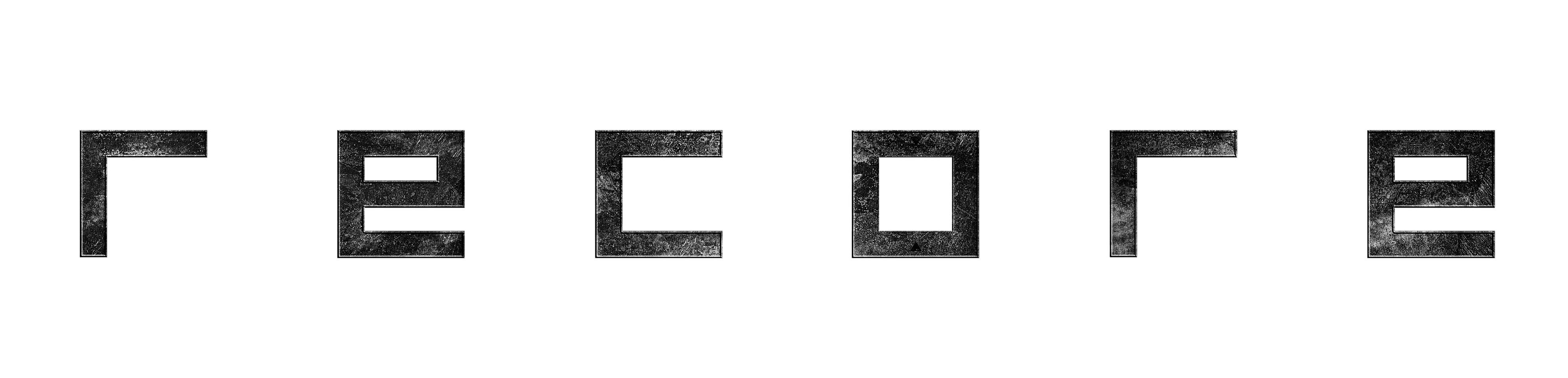 ReCore Black on White Logo